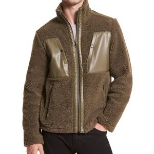 Michael Kors
Men's Sherpa-Fleece Mixed-Media Jacket